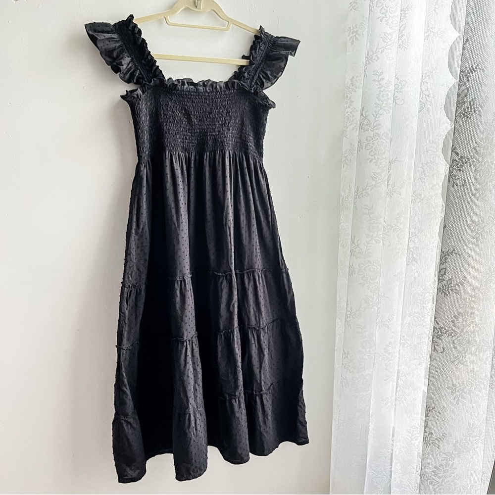 Hill House Ellie Nap Dress in Classic Black Swiss Dot